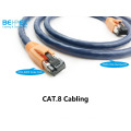 RJ45 shielded modular plug Cat8 network connector for cabling